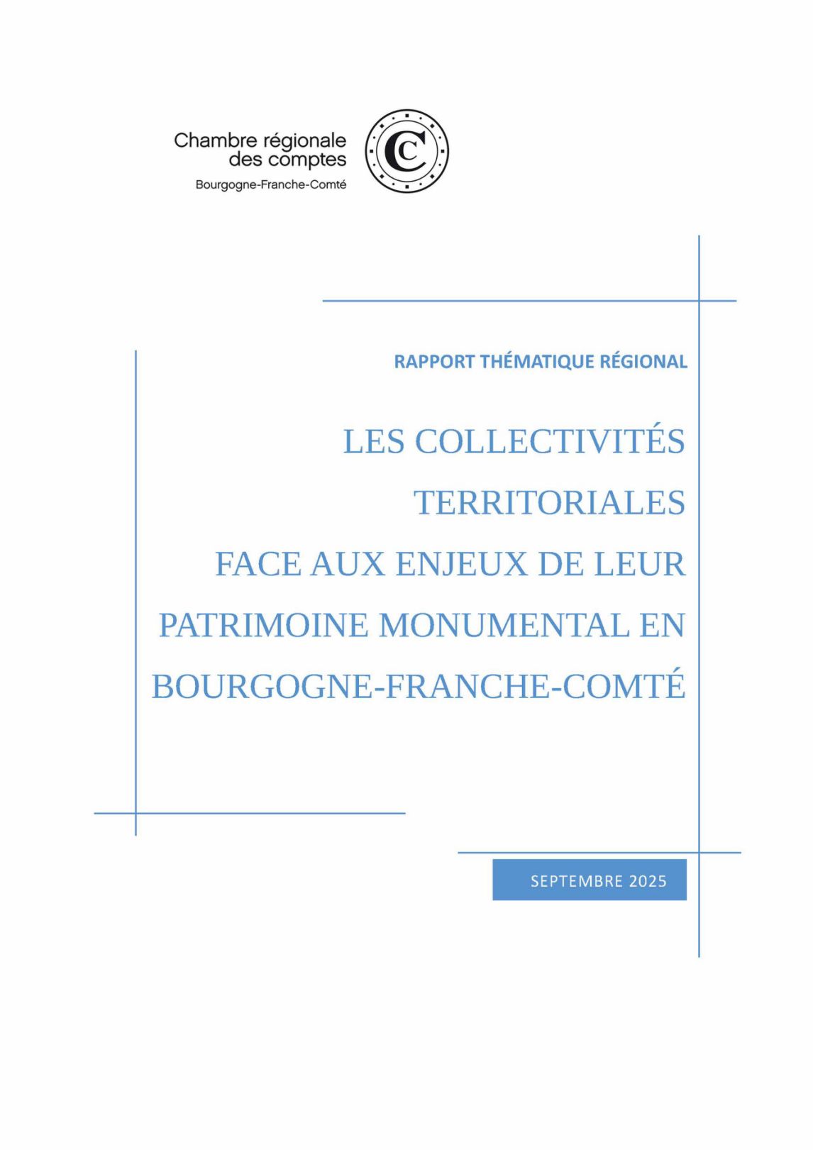 Rapport de la CDC